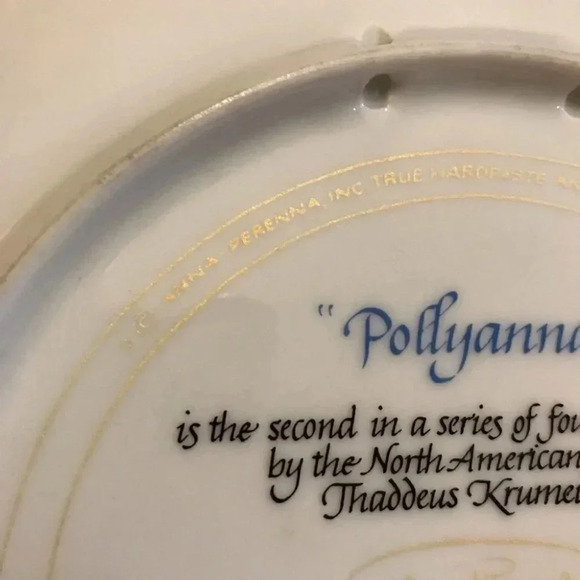 Anna Perenna Uncle Tad's Holiday Cats “Pollyanna” Thaddeus Krumeich Cat Plate - Picture 13 of 14